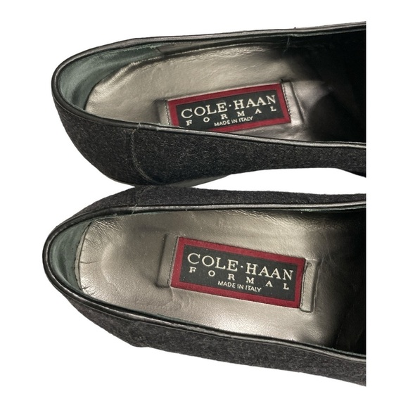 COLE HAAN EUC Dress
Formal Black Wool Slip On Loafers Shoes Black Men Size 8M - Picture 8 of 12